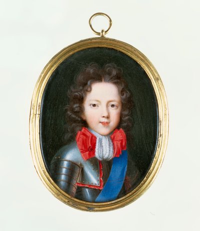 Miniature of James Stuart, the Old Pretender, c.1700 by Jacques Antoine Artaud